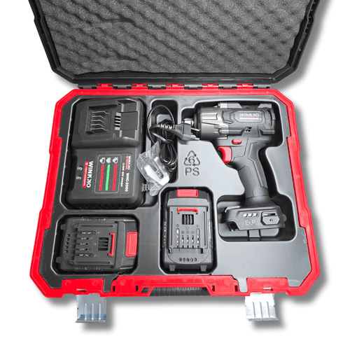 Pistola de Impacto Profesional 20V Brushless 1/2'' 850Nm con 2 Baterías 4.0Ah
