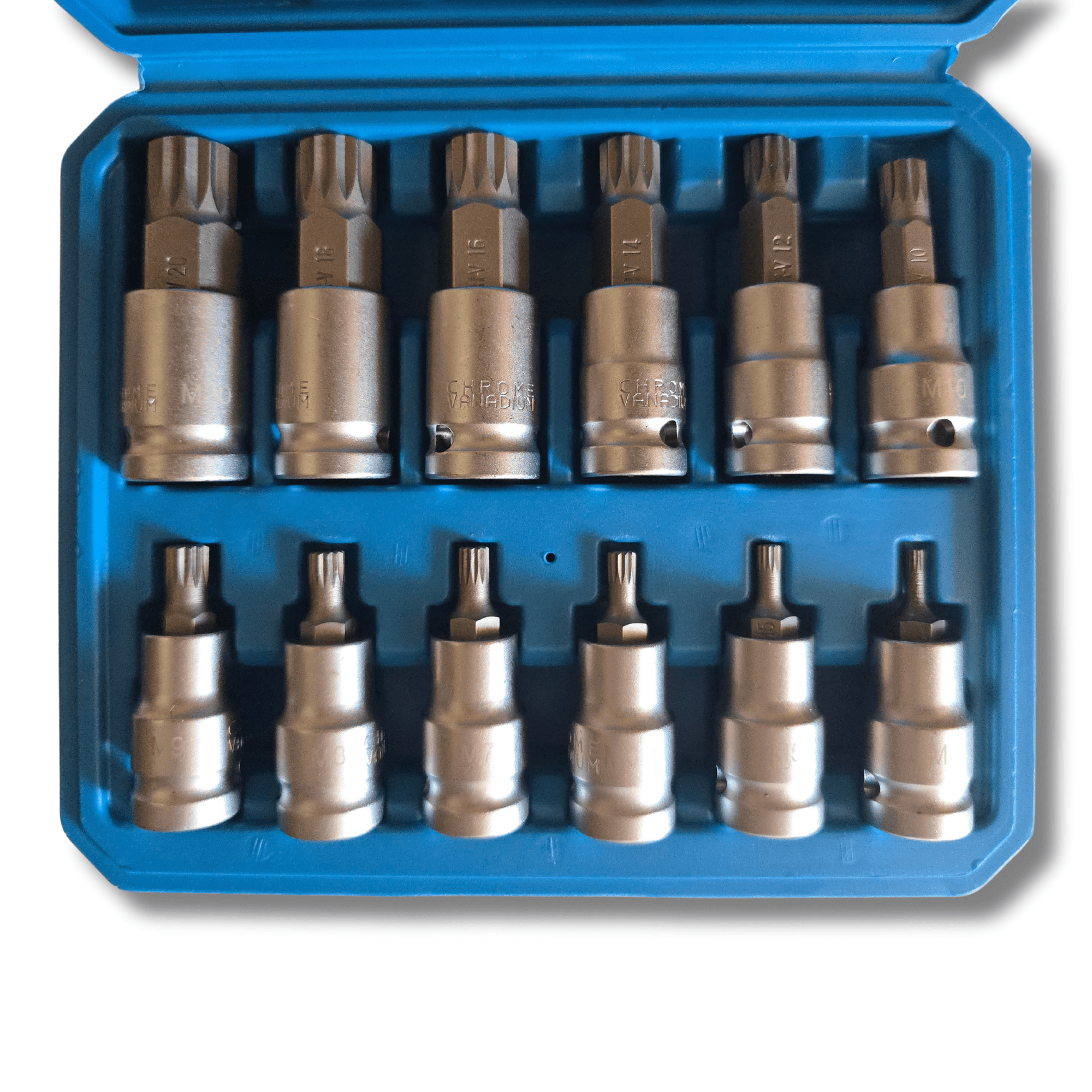 Maletín juego 12 llaves XZN - SPLINE M4-M20 CRV - 2