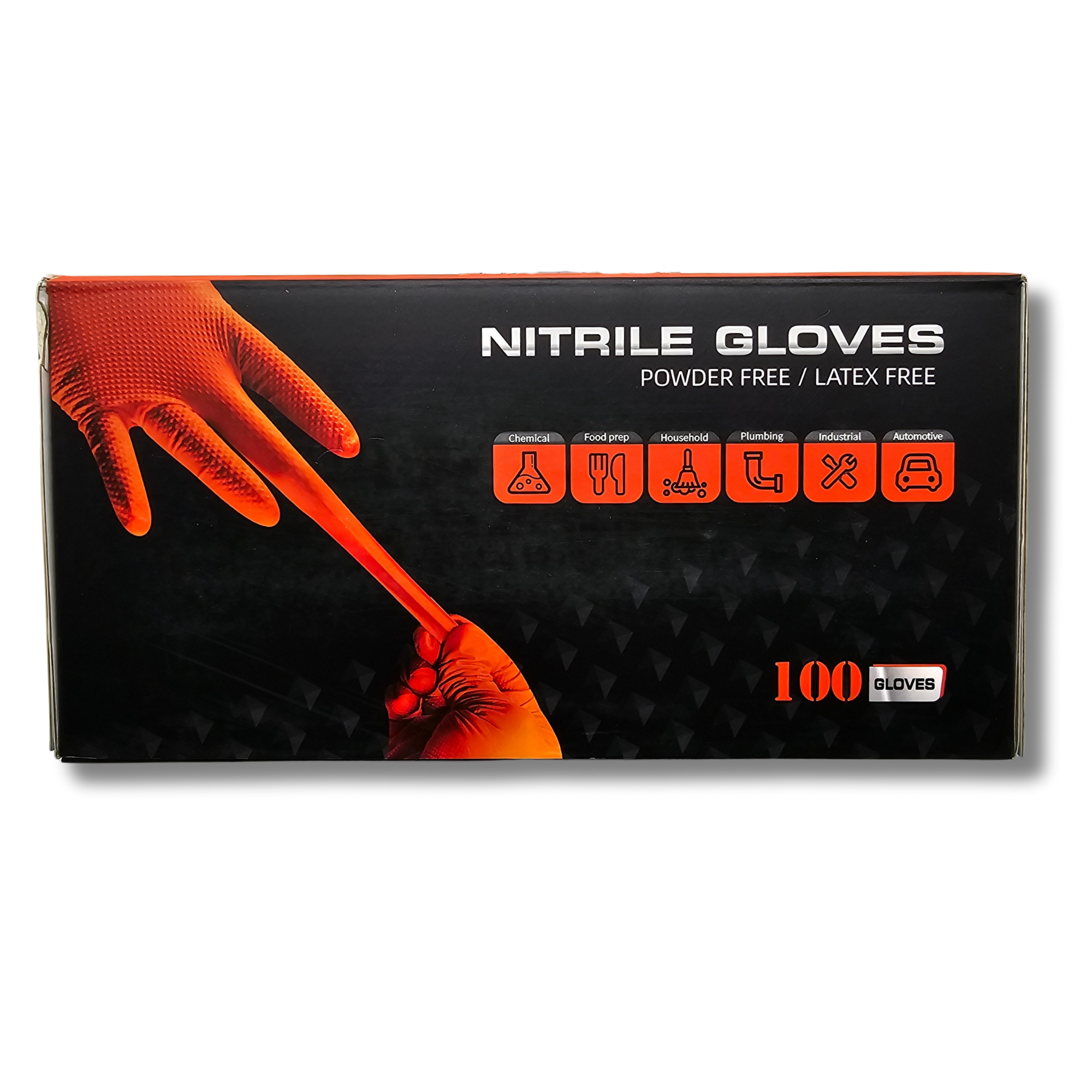 Caja de Guantes de Nitrilo Diamantados de alto agarre y resistencia 100 Unidades - 2