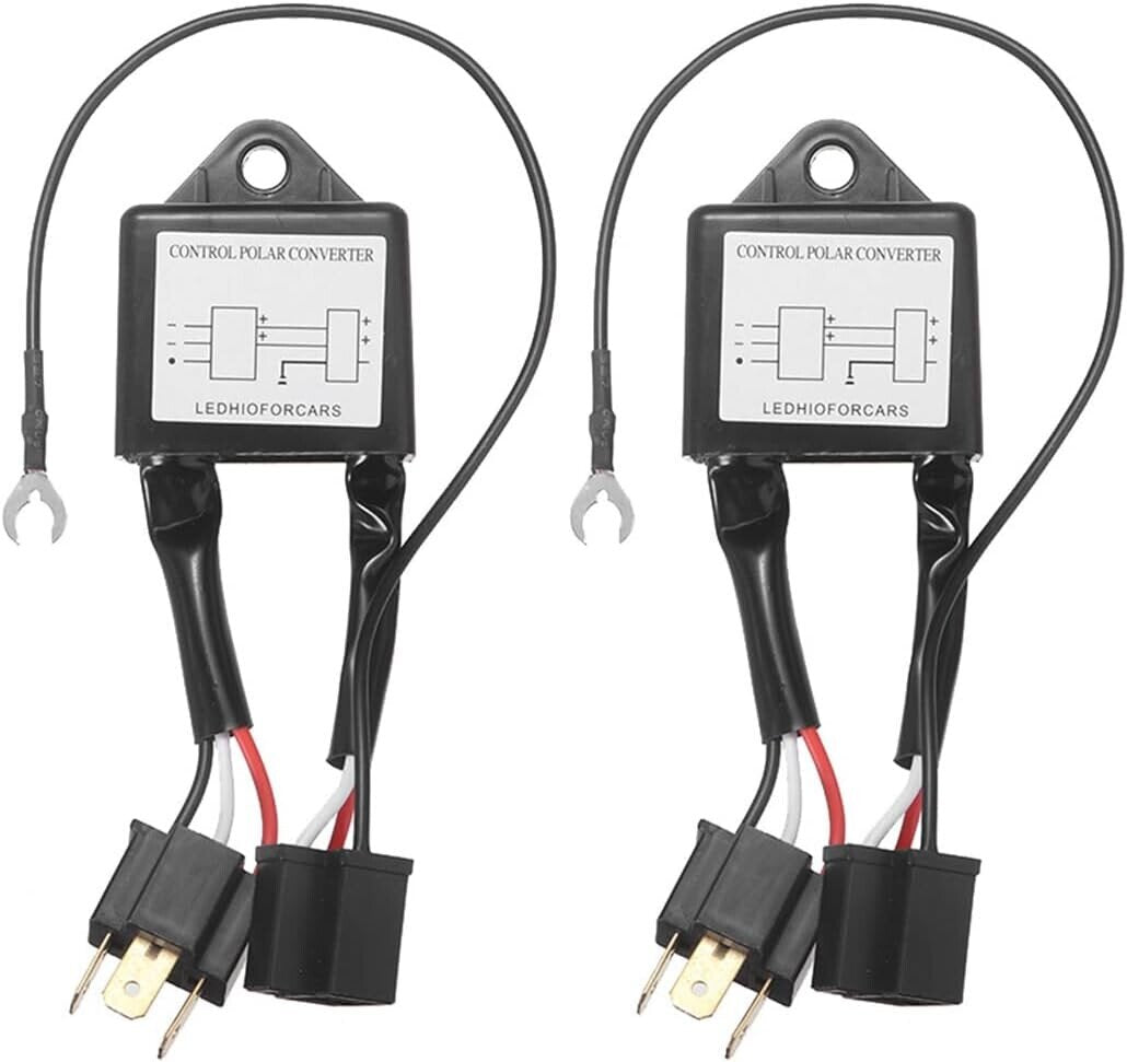 Conversores o Inversores de polaridad para faros LED H4 (2 unidades)