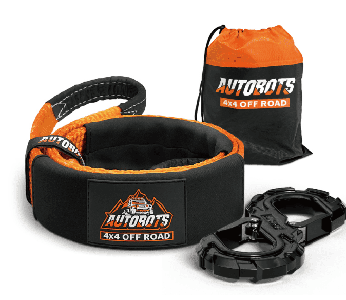Kit eslinga + grillete en S + bolsa, 12000Lb 2.5 metros x 3"