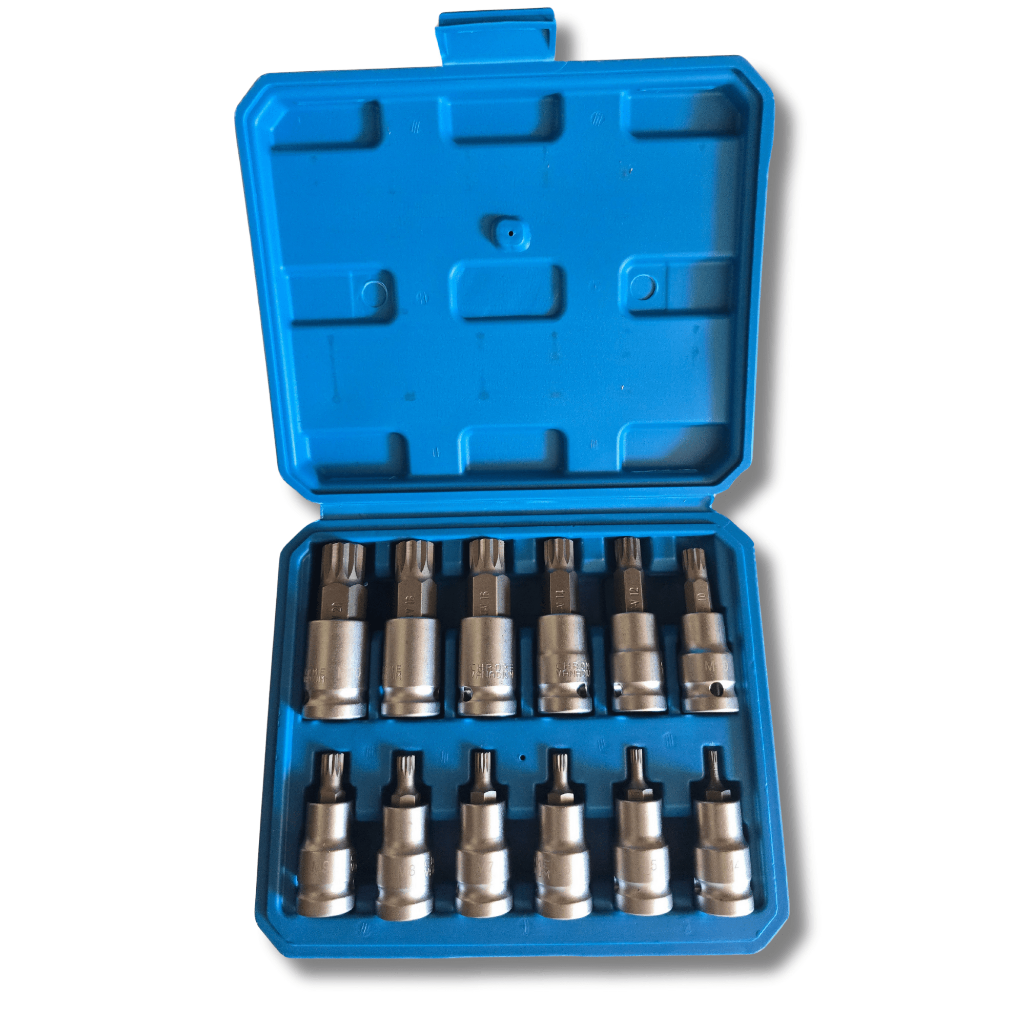 Maletín juego 12 llaves XZN - SPLINE M4-M20 CRV