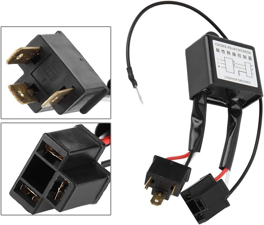 Conversores o Inversores de polaridad para faros LED H4 (2 unidades) - 3
