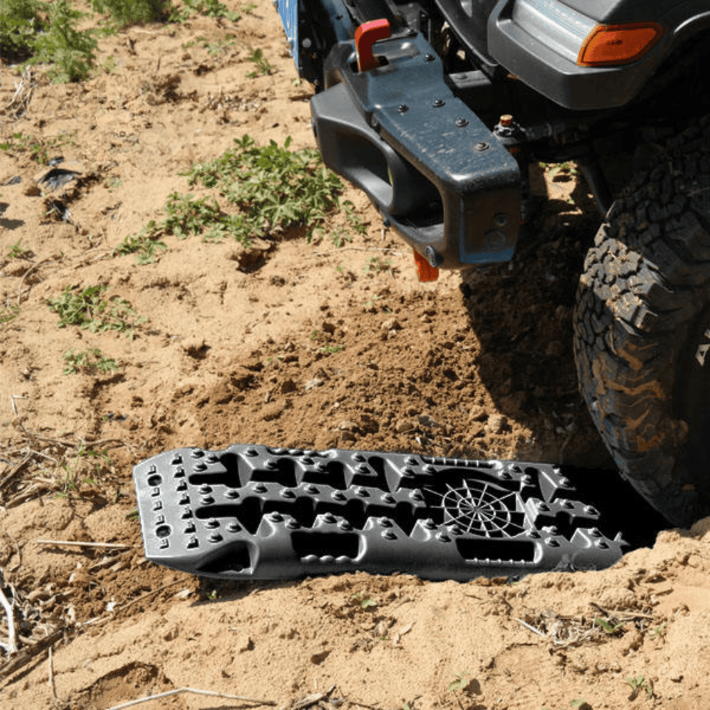 2 Planchas desatasco 10T con bolsa y soportes baca offroad 4x4 barro arena nieve - 5