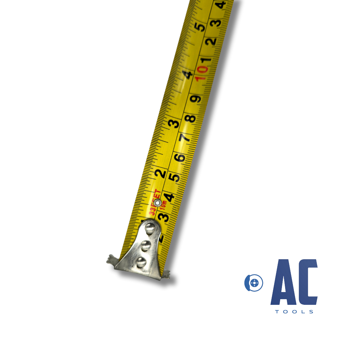 Flexometro o Cinta metrica de 10 metros 10m x 25mm con bloqueo - 2