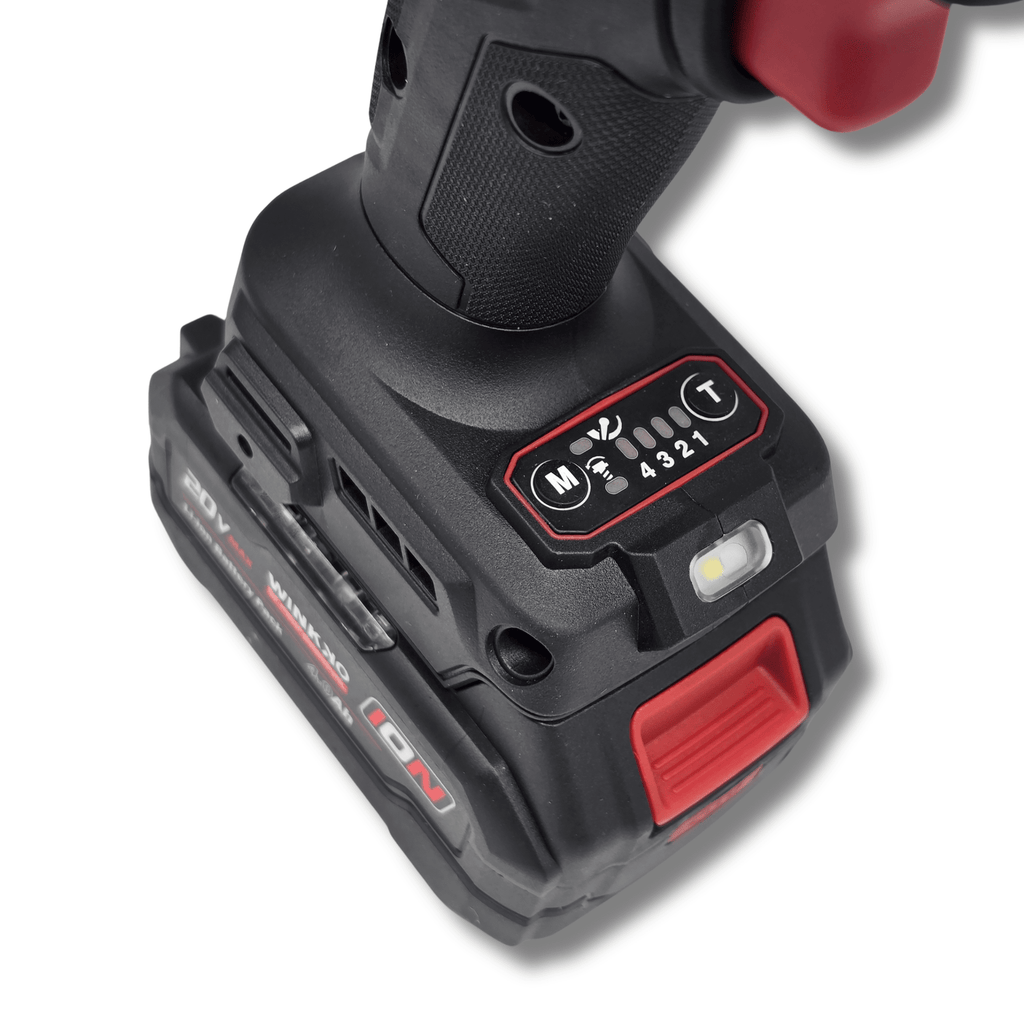 Pistola de Impacto Profesional 1/2” 20V 4.0Ah Brushless 1700Nm con 2 Baterías - 3