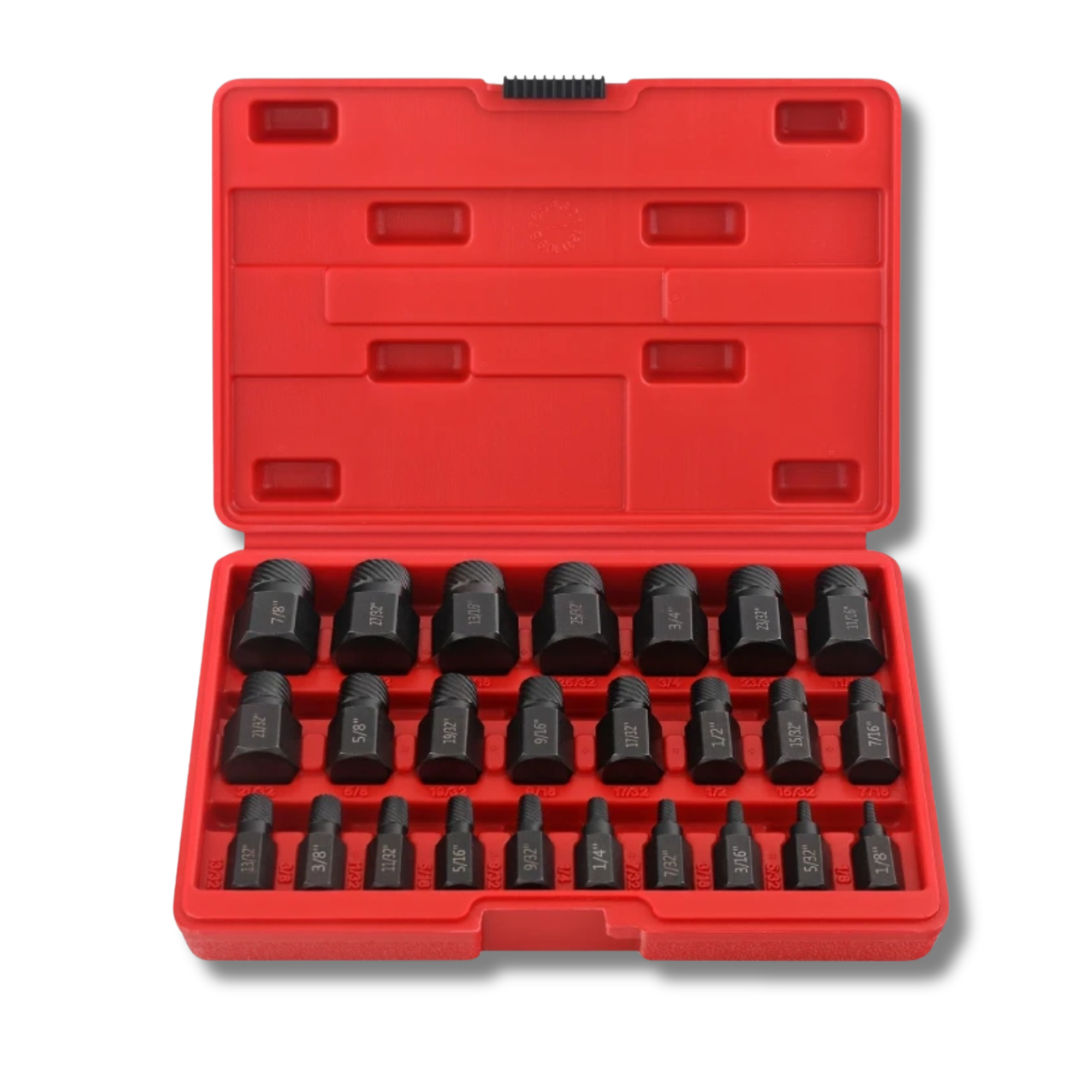 Extractor a Izquierdas para Tornillos Dañados - Kit de 25 Piezas - Extracción