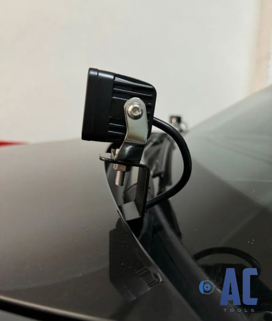 Soportes para montar faros led cuneteros en Porsche Cayenne 955 957 - 3