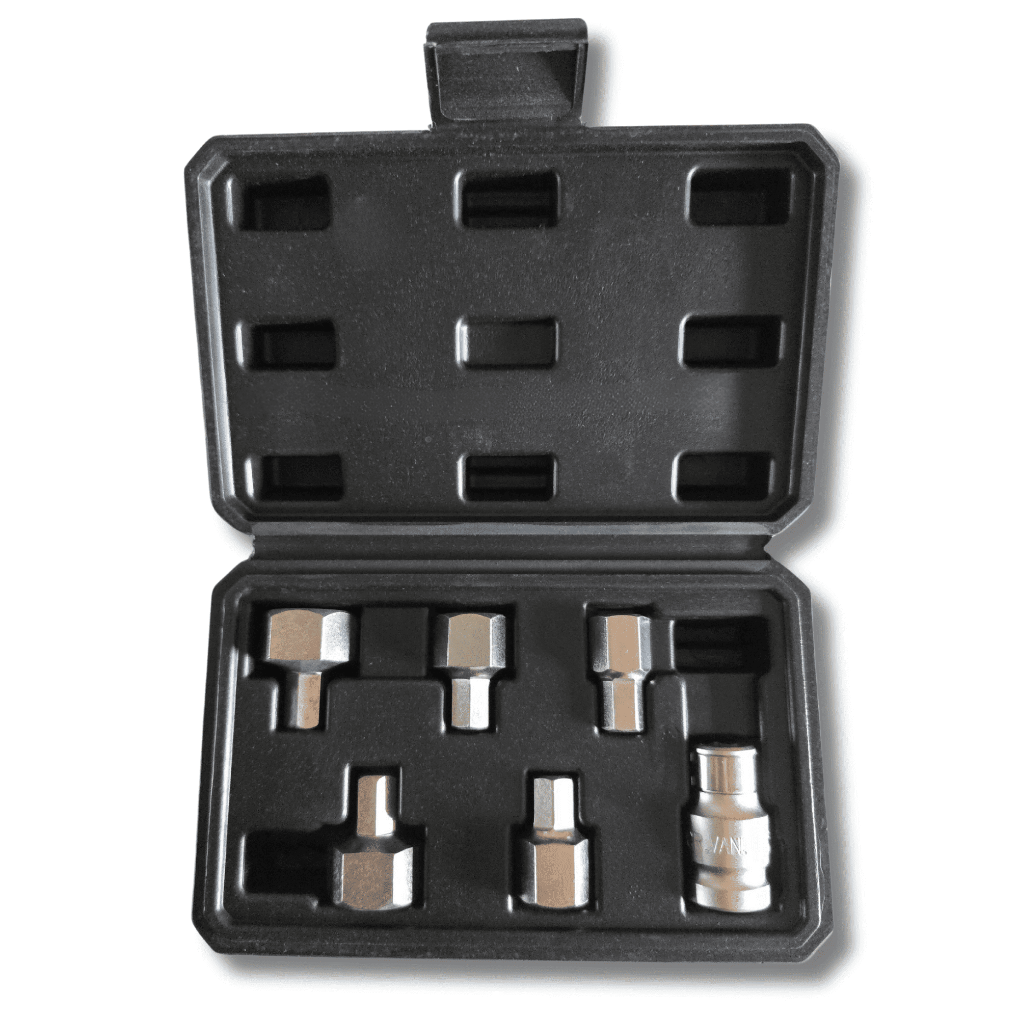 Juego 6 llaves Allen grandes 1/2" con maletín - Medidas 10, 14, 17, 19, 22, 24mm