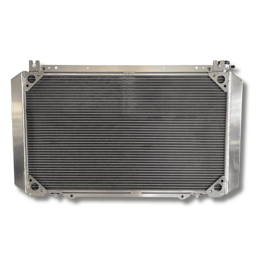 Radiador Sobredimensionado Aluminio 3 Vías para Nissan Patrol GR Y60 RD28 RD28T - 4