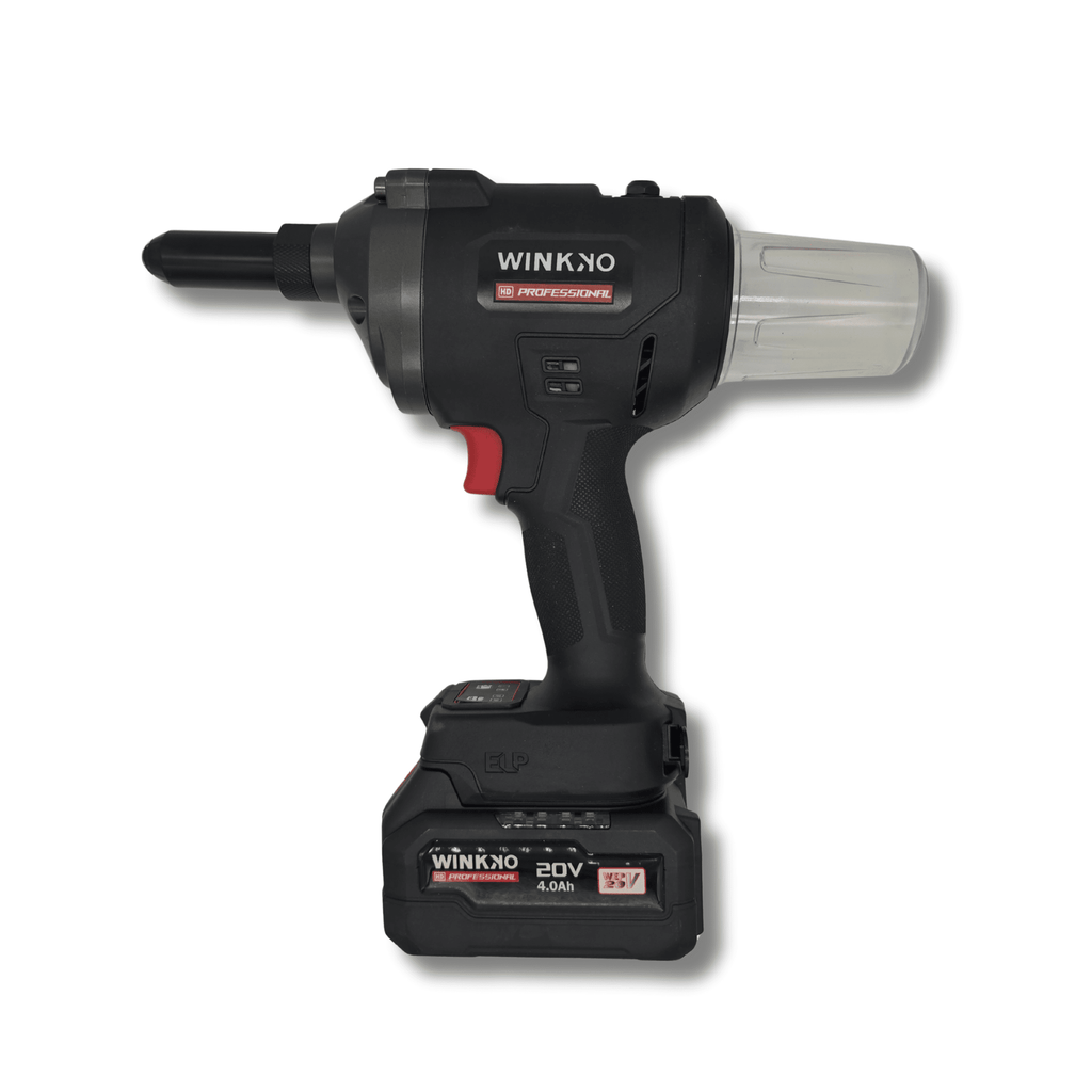 Remachadora Eléctrica Industrial 20V 4.0Ah y 16000N de Fuerza - 2.4 a 6.4 mm - - 2