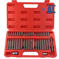 Kit variado de puntas allen torx y xzn 41 piezas con adaptadores de carraca