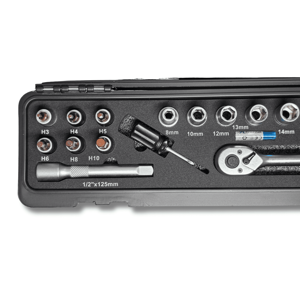 Llave Dinamométrica Digital Profesional 1/2” 4-135Nm Reversible con Pantalla LCD - 2