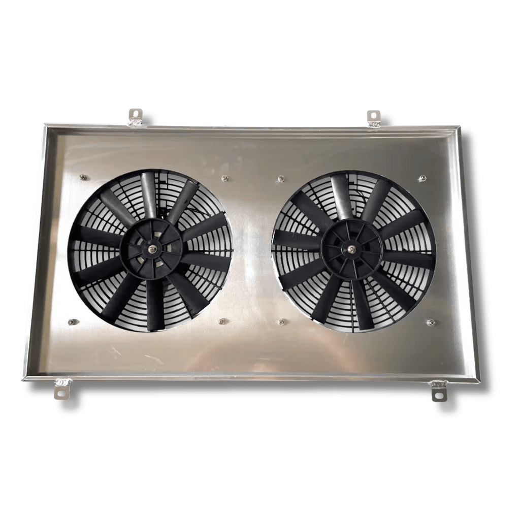 Electroventiladores Nissan Patrol 260 + Y60 para substituir embrague viscoso - 4