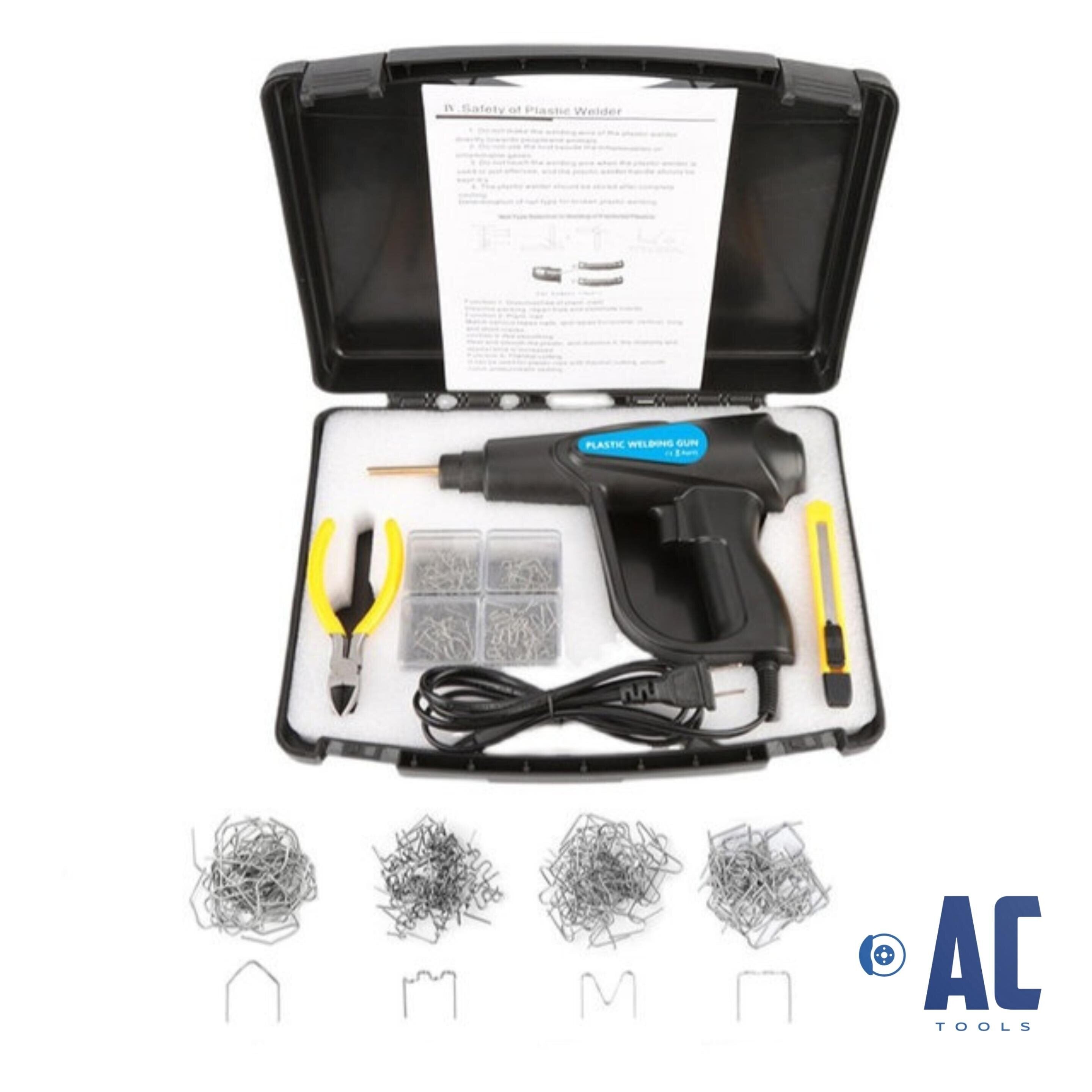 Pistola para soldar y reparar plásticos 70W apta para automoción, bricolaje etc