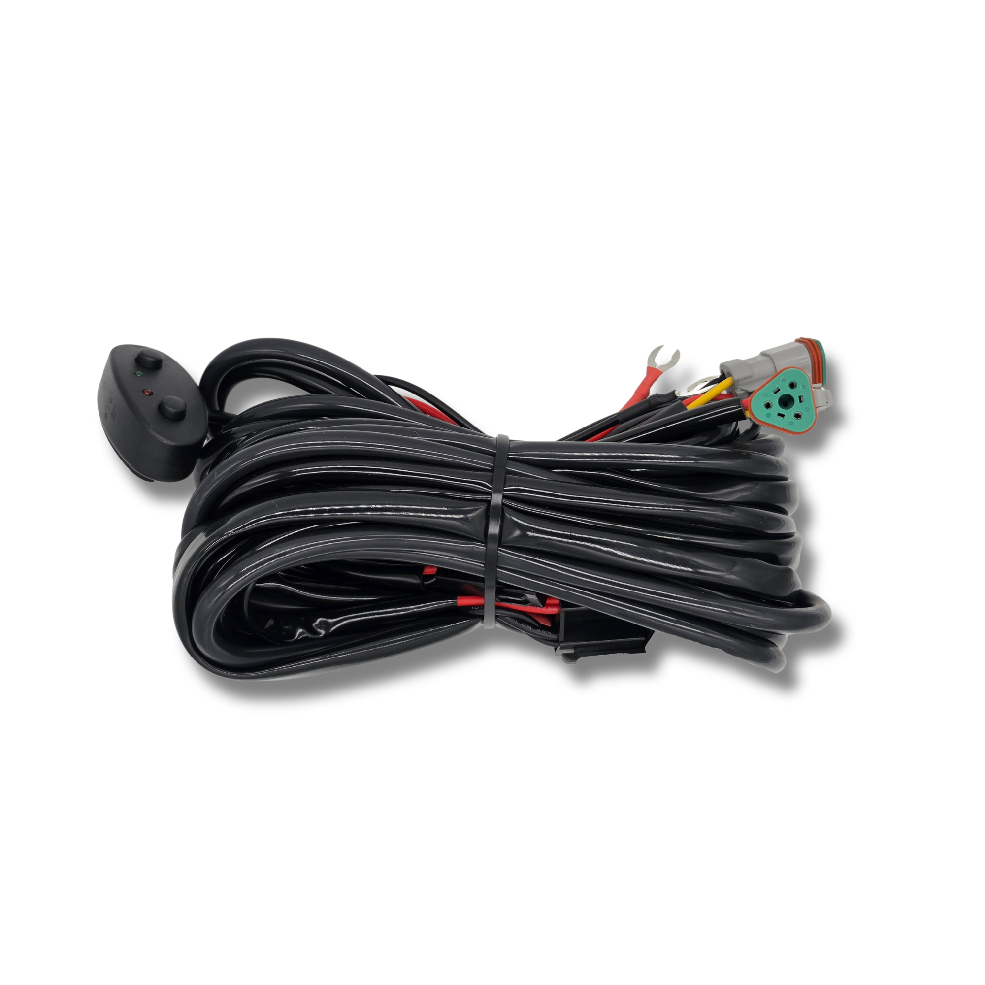 Faros LED 6" 75W OSRAM Homologados HR 30 Larga Distancia + Posición con Tapa LOGO y cableado