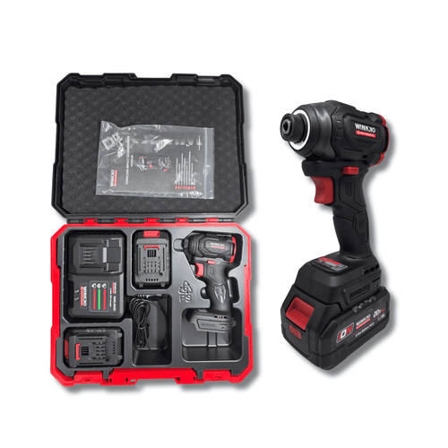 Atornillador de Impacto 1/4” Inalámbrico 20V 4.0Ah Brushless 235Nm con Luz LED