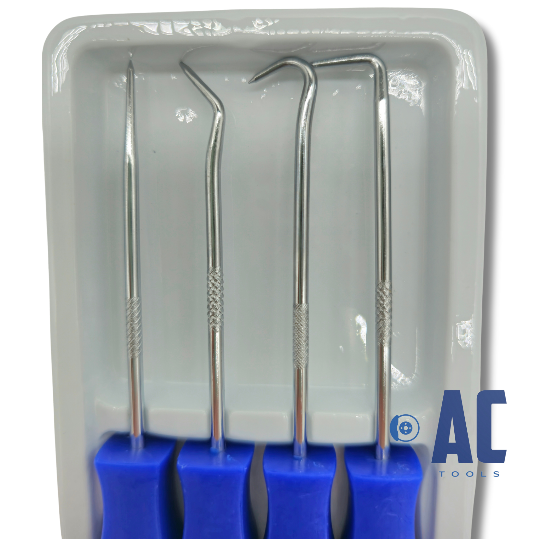 Juego de 4 ganchos de precision para toricas, extraer o instalar arandelas. - 3