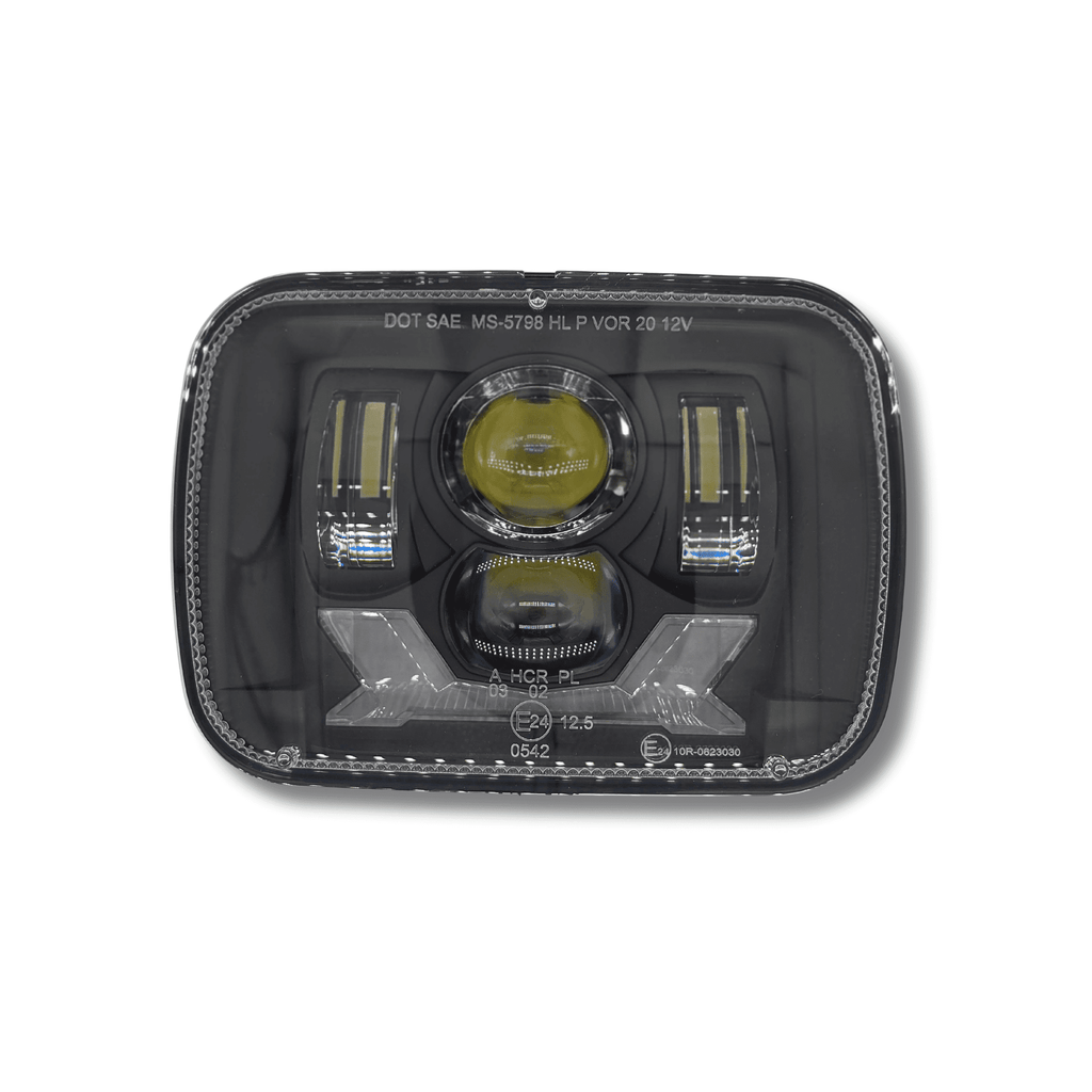 Faros LED homologados delanteros medida 5x7 nissan patrol jeep toyota suzuki - 4
