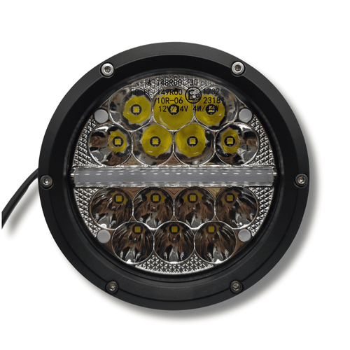 Faro LED 6" 75W OSRAM Homologado HR 30 Larga Distancia + Posición con Tapa