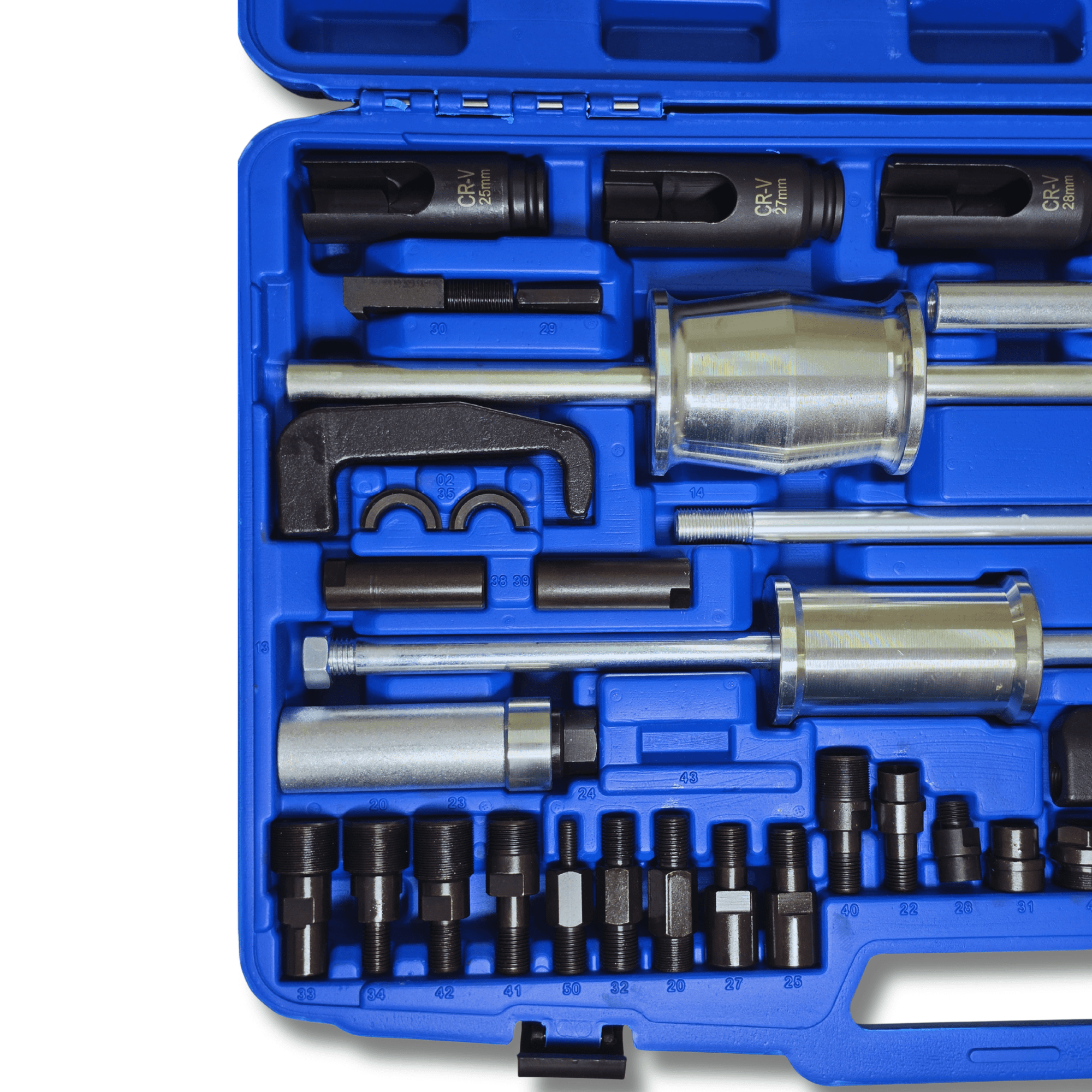 Extractor de Inyectores Diésel Universal 45 Piezas Profesional + Mazas Martillo - 3