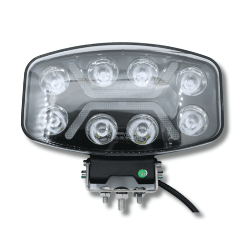 Faro LED Largo Alcance 10 Pulgadas homologados + Luz de Posición Blanca, Naranja