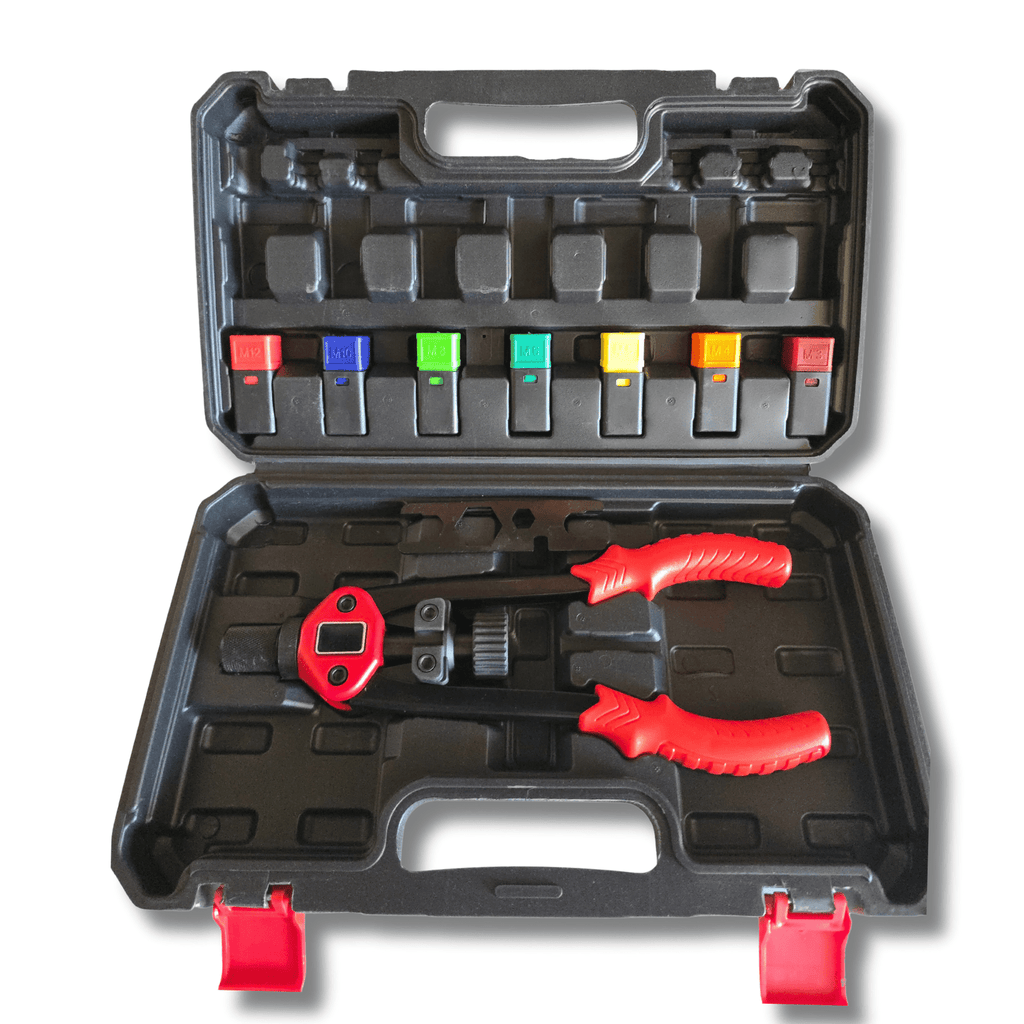 Remachadora de tuercas pro medidas M3-M12