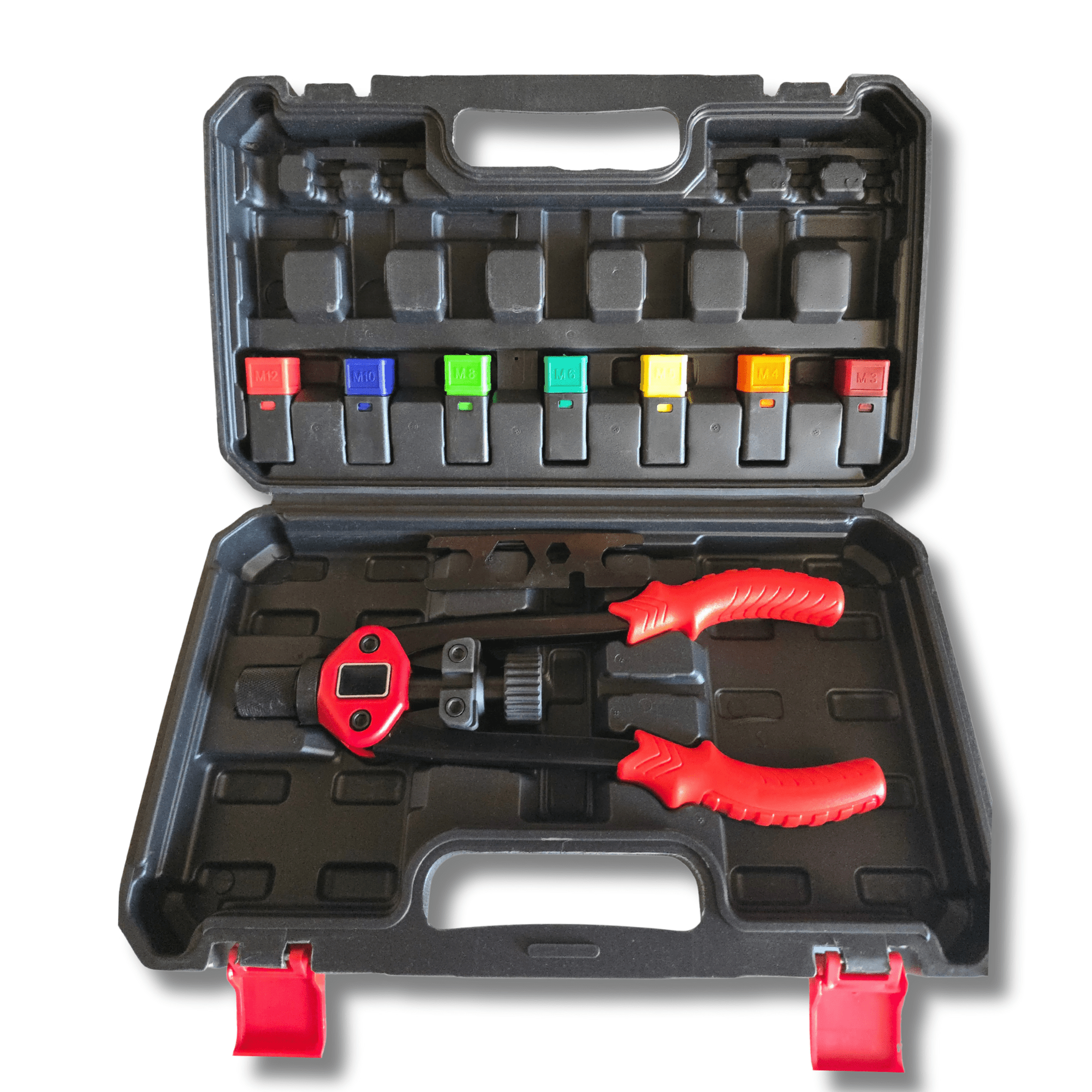 Remachadora de tuercas pro medidas M3-M12