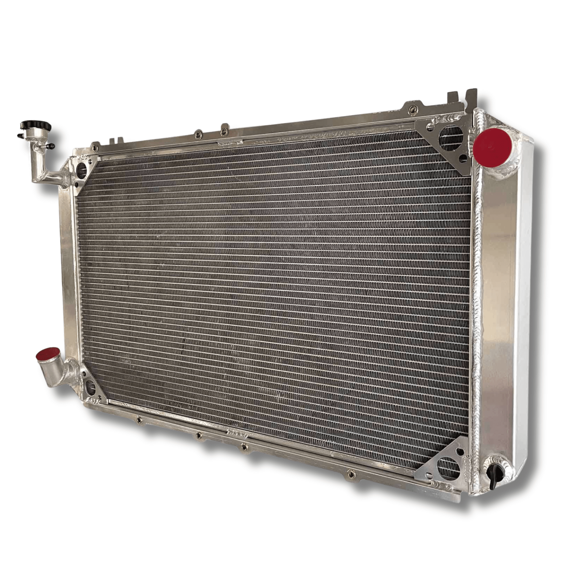 Radiador Sobredimensionado Aluminio 3 Vías para Nissan Patrol GR Y60 RD28 RD28T - 3