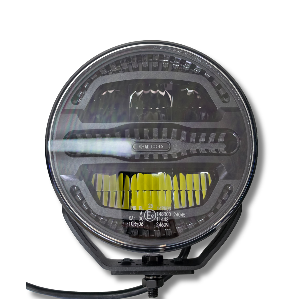 Foco LED Largo Alcance 7” Ultra Black 5500Lm 56W 1 lux-330m 10-30V