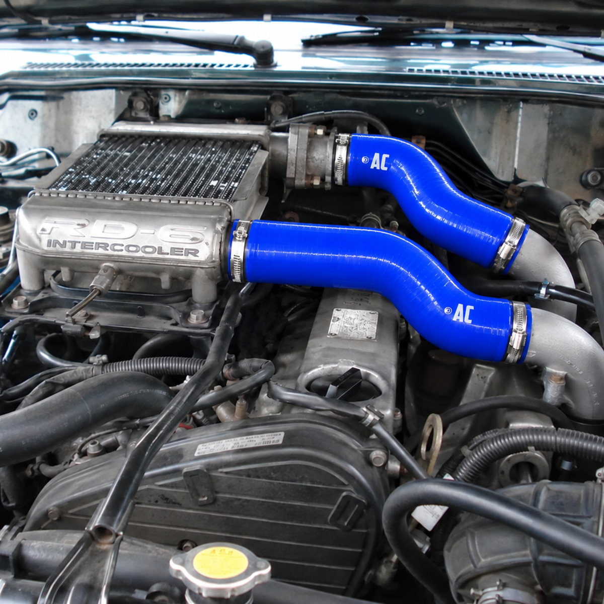 2 Manguitos Silicona Intercooler Nissan Patrol Y61 TD6 2.8