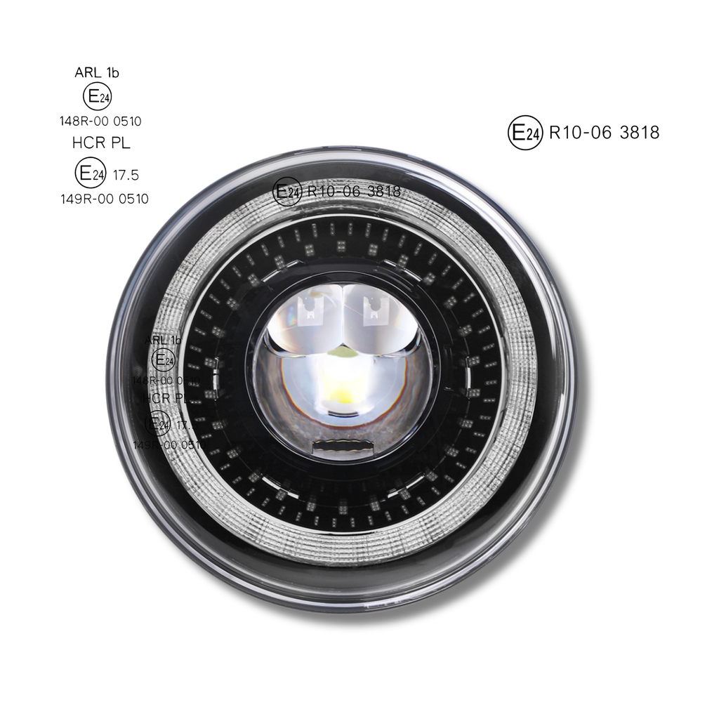 Faros LED 7” Homologados con DRL e Intermitente 7 Pulgadas