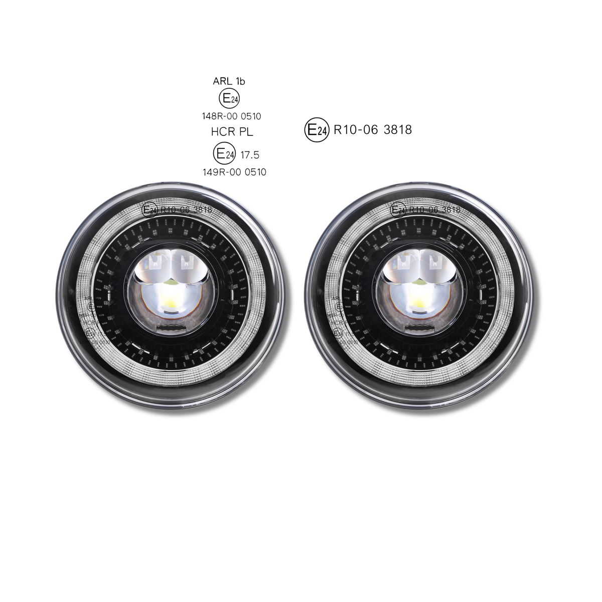 Faros LED 7” Homologados con DRL e Intermitente 7 Pulgadas