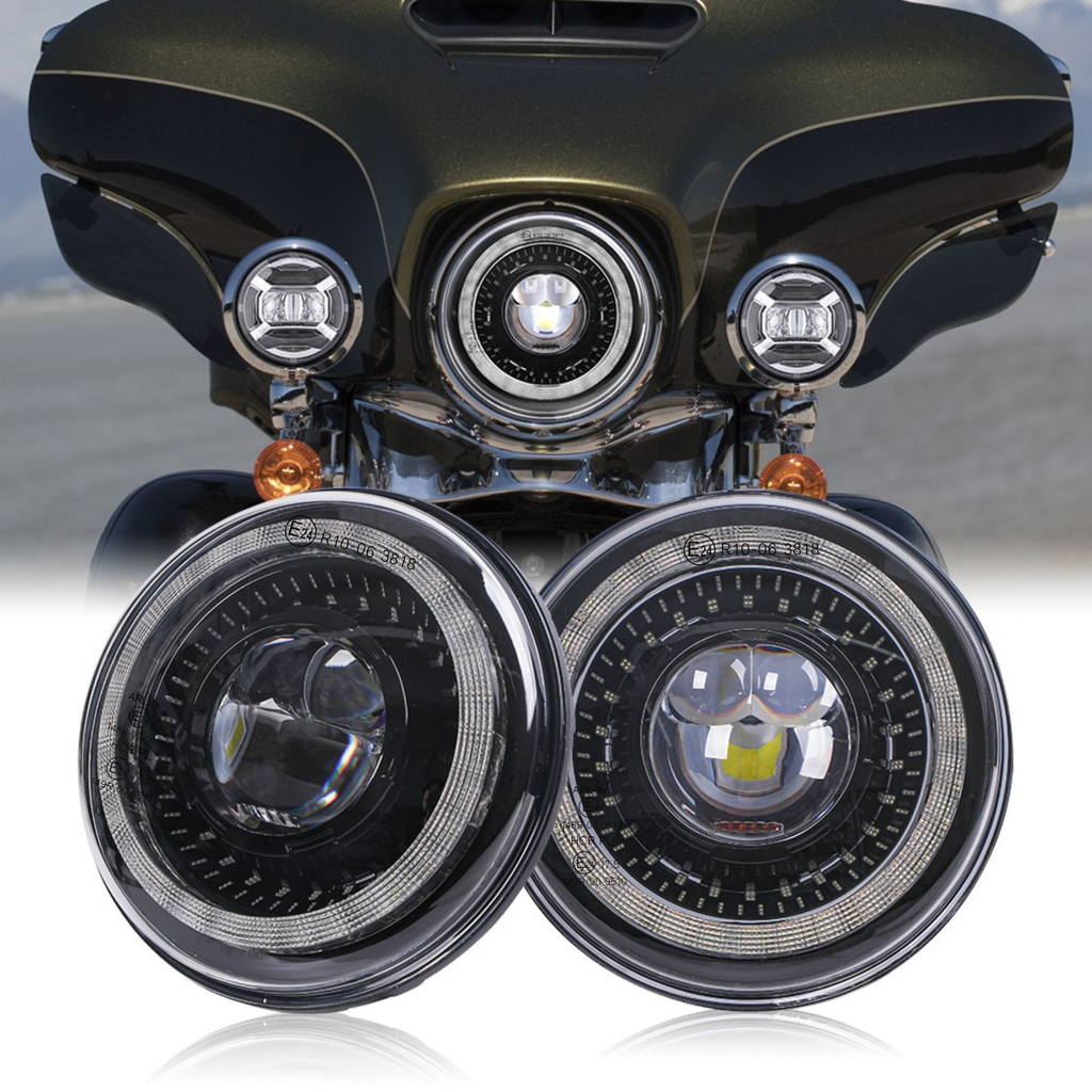 Faros LED 7” Homologados con DRL e Intermitente 7 Pulgadas