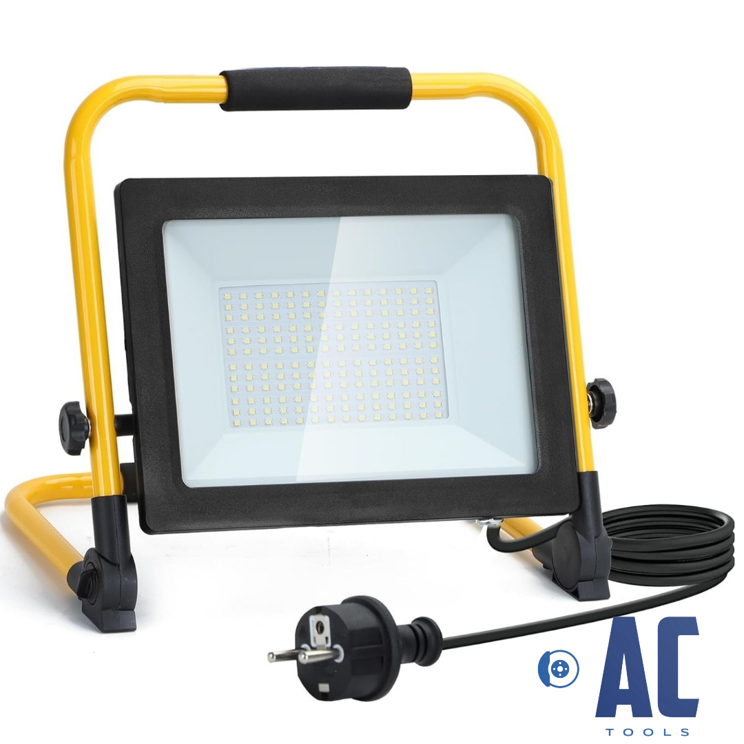 Foco LED portátil de trabajo 100w 8000LM IP66 168Leds Resistente a agua y caidas