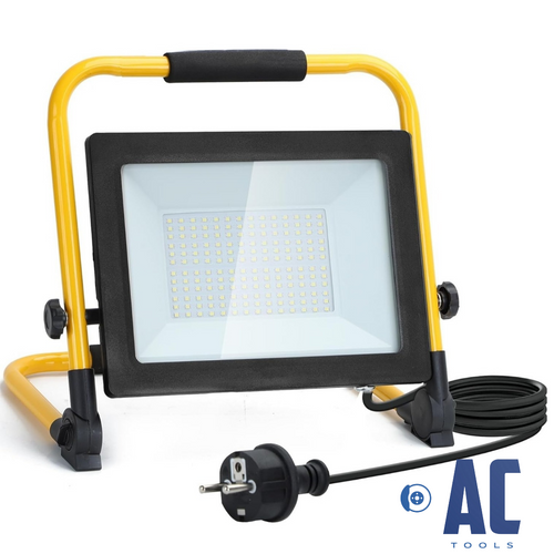 Foco LED portátil de trabajo 100w 8000LM IP66 168Leds Resistente a agua y caidas