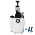 Botella para llenado de ATF y aceites bomba manual 3L + 8 adaptadores caja.