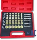 Juego profesional 114 piezas para reparar roscas dañadas de cárter + tapones.