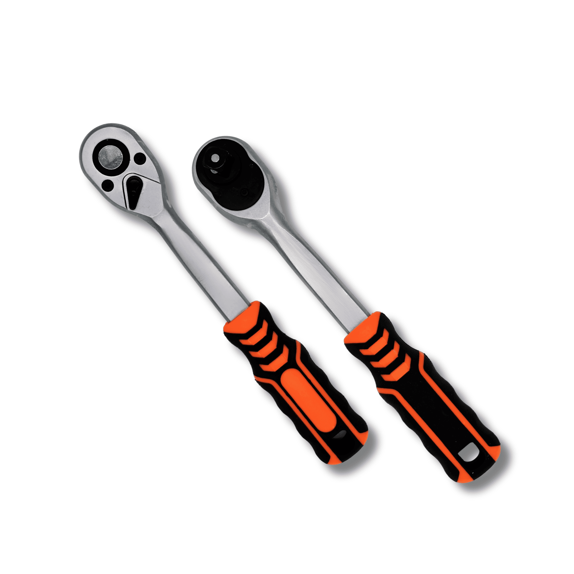 Llave Carraca Trinquete 1/4 3/8 1/2 Reversible 72 Dientes con Mango de Goma