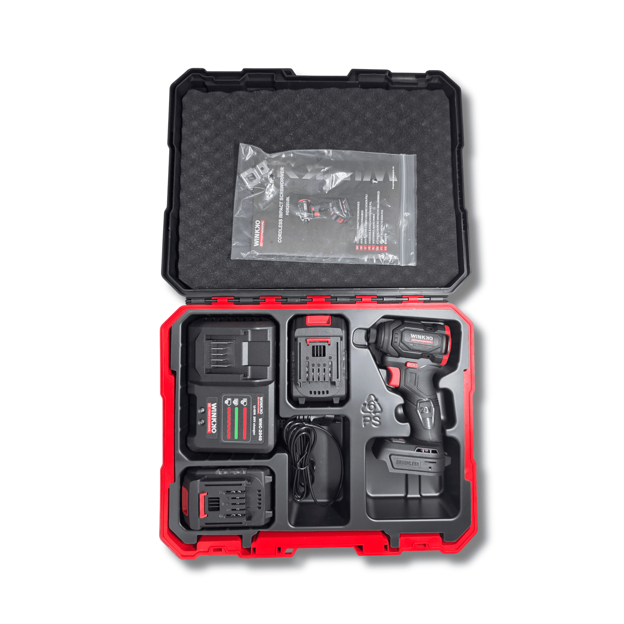 Atornillador de Impacto 1/4” Inalámbrico 20V 4.0Ah Brushless 235Nm con Luz LED - 2