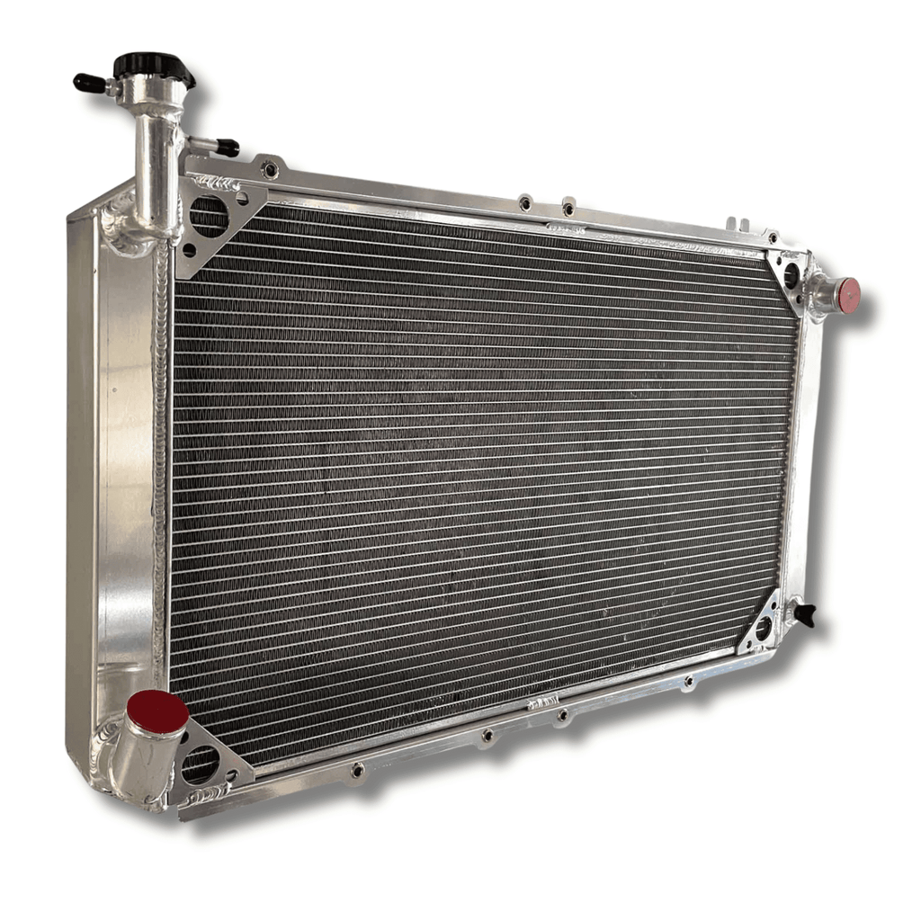 Radiador Sobredimensionado Aluminio 3 Vías para Nissan Patrol GR Y60 RD28 RD28T - 2