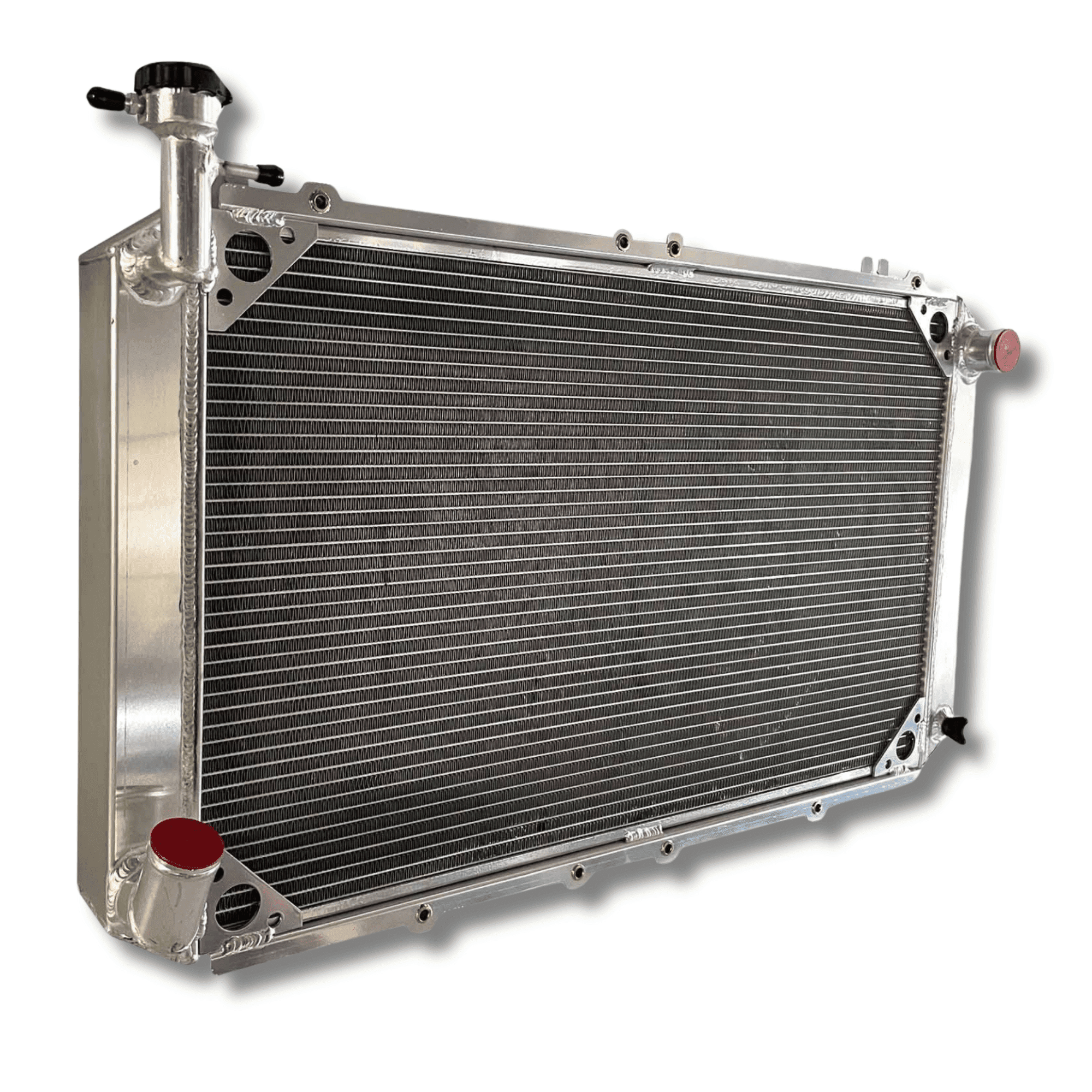 Radiador Sobredimensionado Aluminio 3 Vías para Nissan Patrol GR Y60 RD28 RD28T - 2