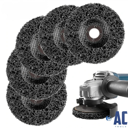 Kit 5 Discos especiales para limpieza y pulido. Radial amoladora 115mm 115x22