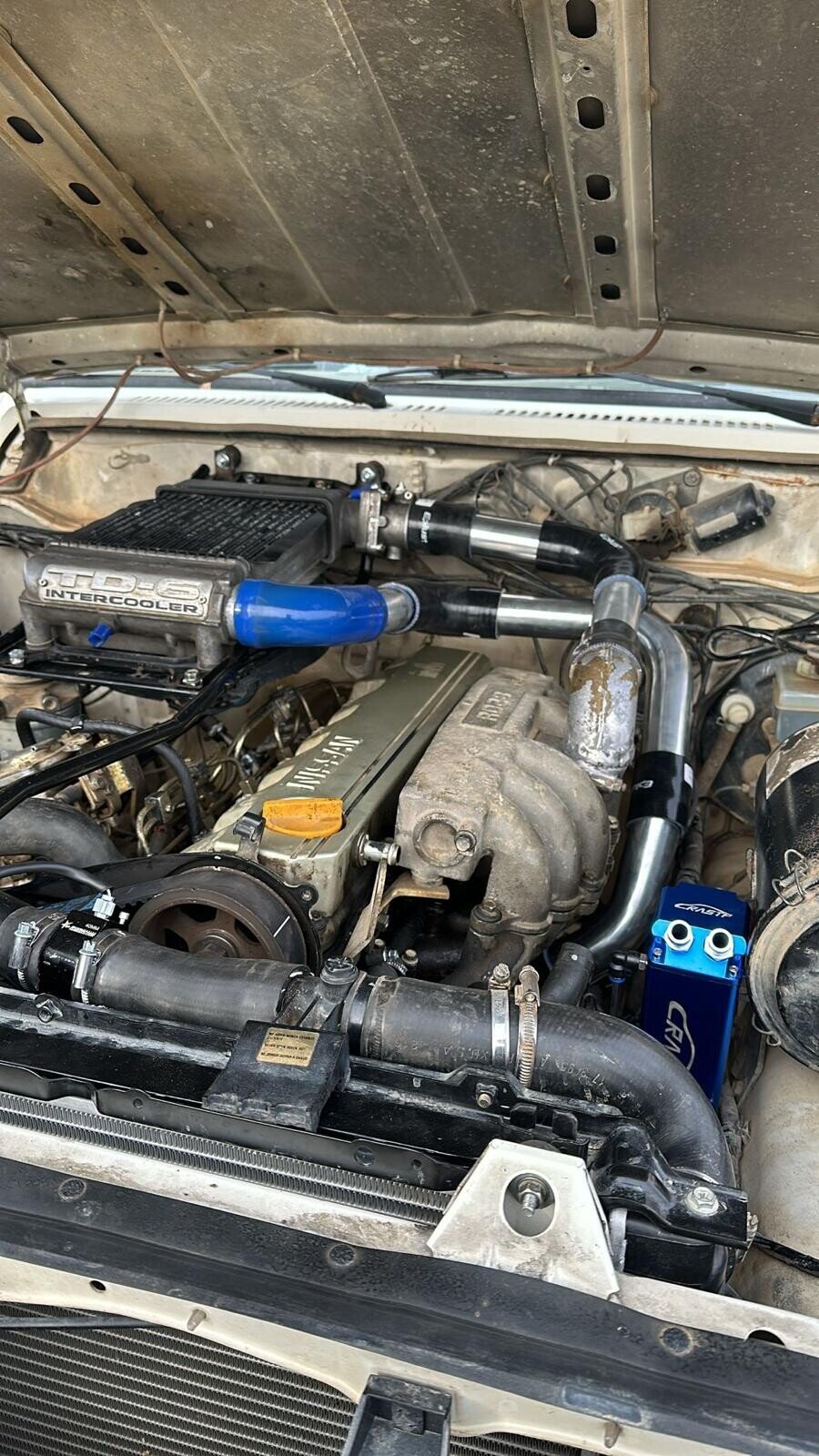 Kit Tuberías y Manguitos para montar Intercooler en Nissan Patrol 260 RD28 RD28T