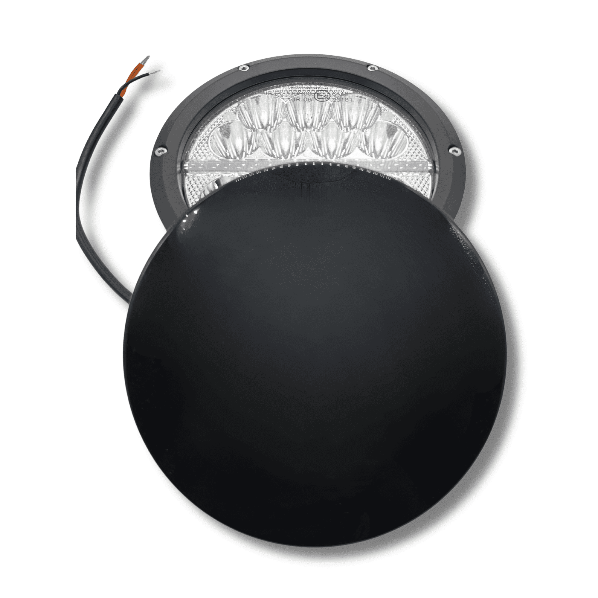 Faro LED 7" 85W OSRAM Homologado HR 37.5 Larga Distancia + Posición con Tapa - 2