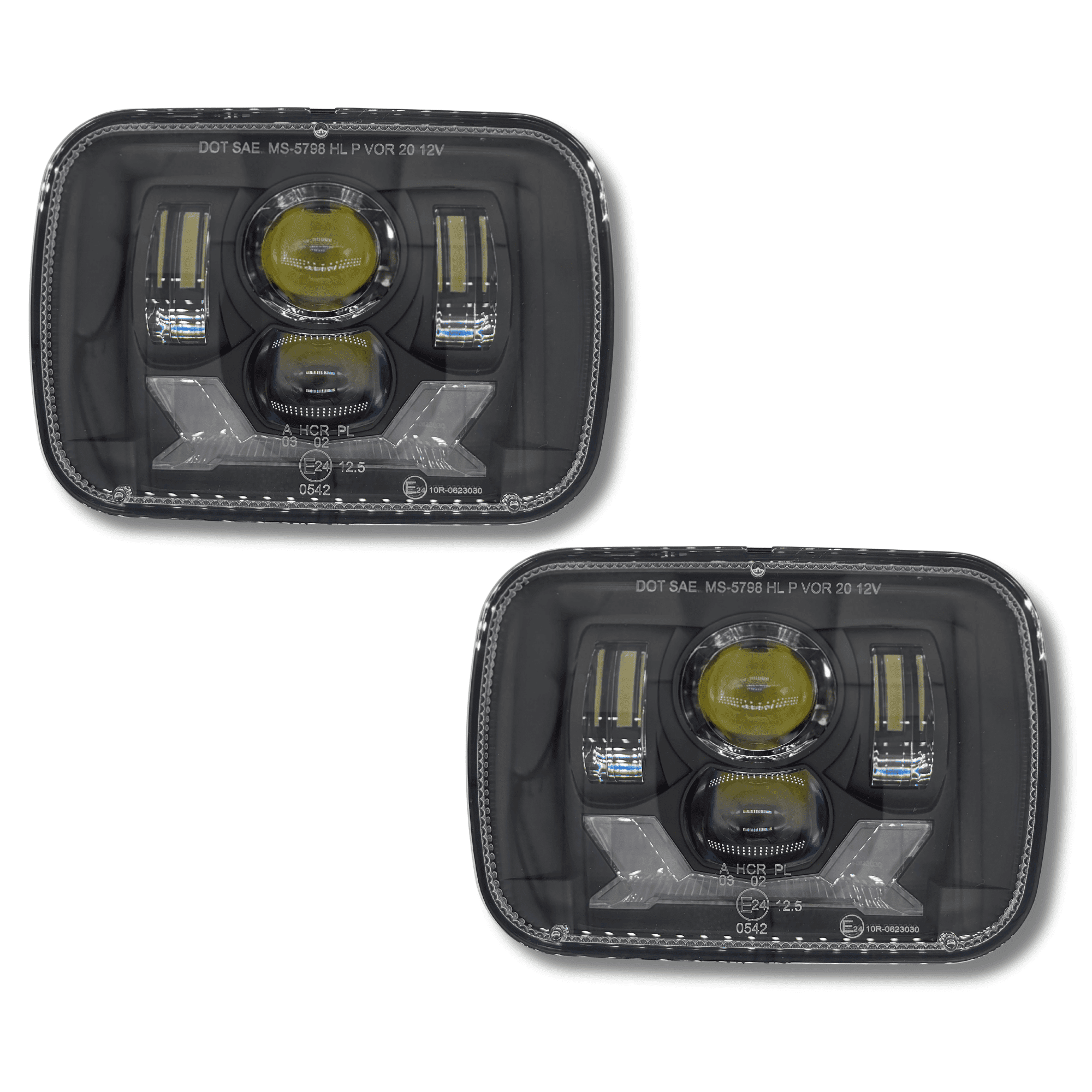 Faros LED homologados delanteros medida 5x7 nissan patrol jeep toyota suzuki