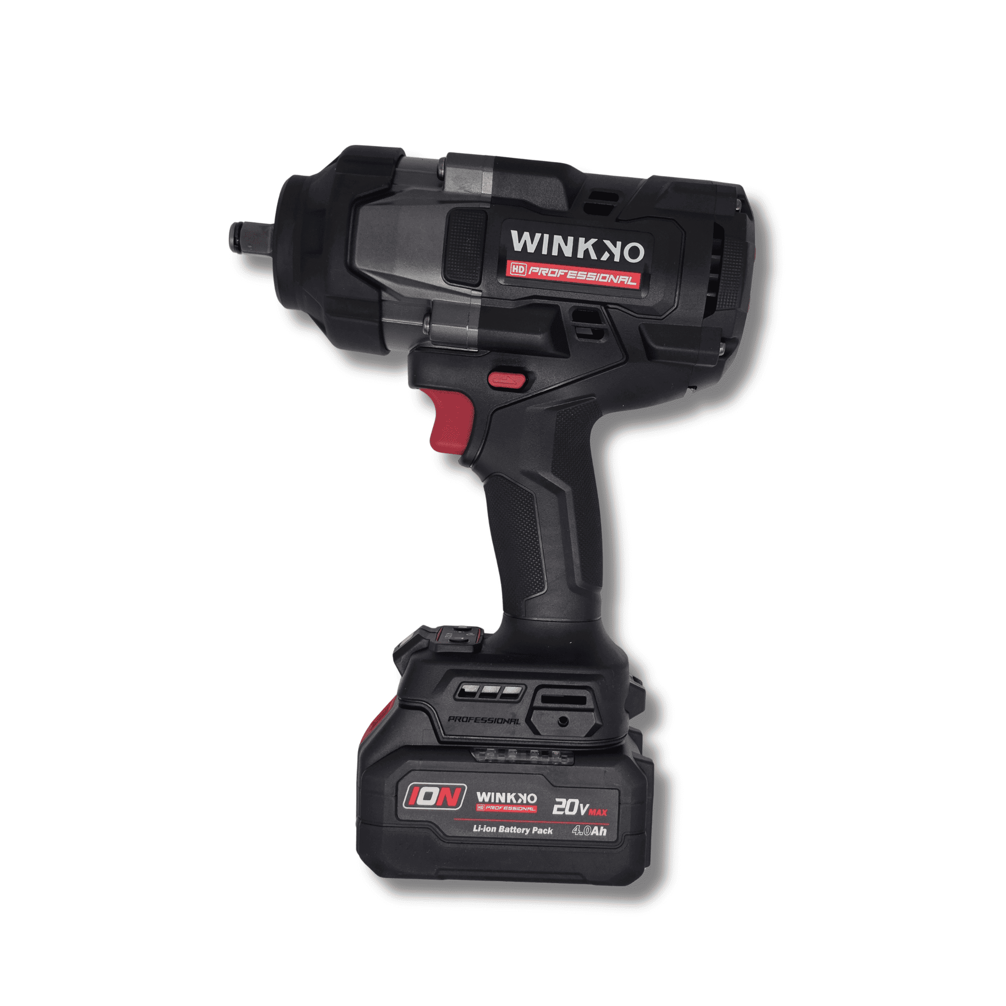 Pistola de Impacto Profesional 1/2” 20V 4.0Ah Brushless 1700Nm con 2 Baterías - 4