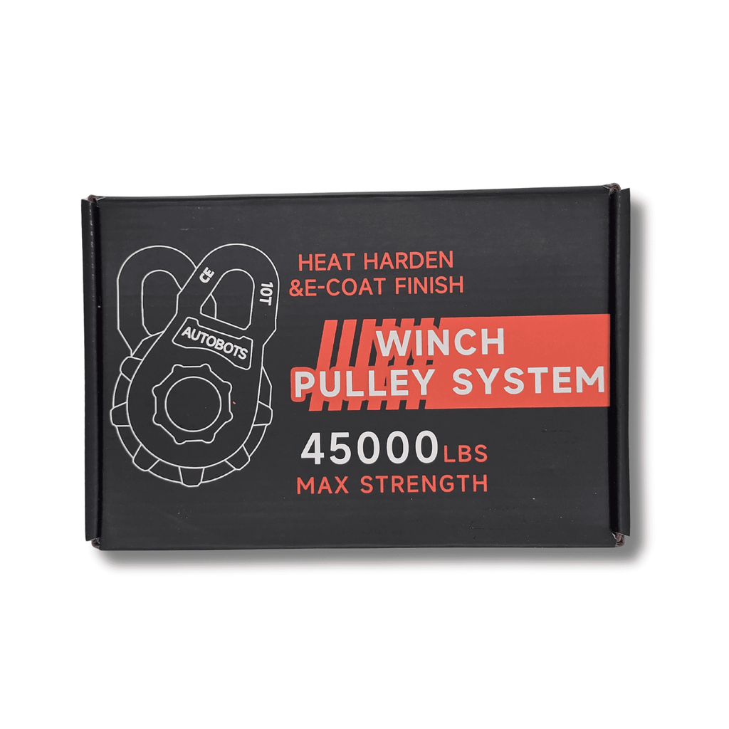 Polea de reenvío forjada para winch 10T (22.000 lbs) para cable acero o plasma - 4