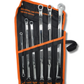 Juego de 6 Llaves Fijas Planas Largas 12 Caras (8-21mm) + Estuche almacenamiento