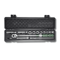 Llave Dinamométrica Profesional 1/2” 20–220Nm con Vasos, Torx, Llaves de Bujía